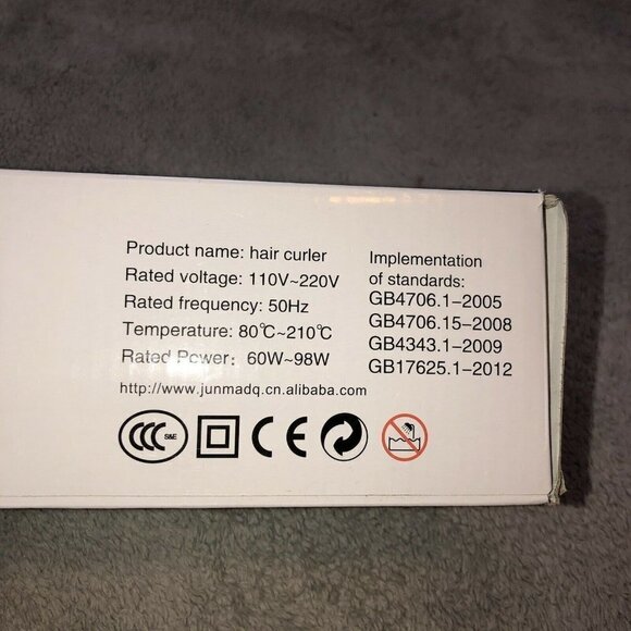 Triple Rod Hair Curling Iron PINK/BLACK 25mm 98W - Picture 10 of 12